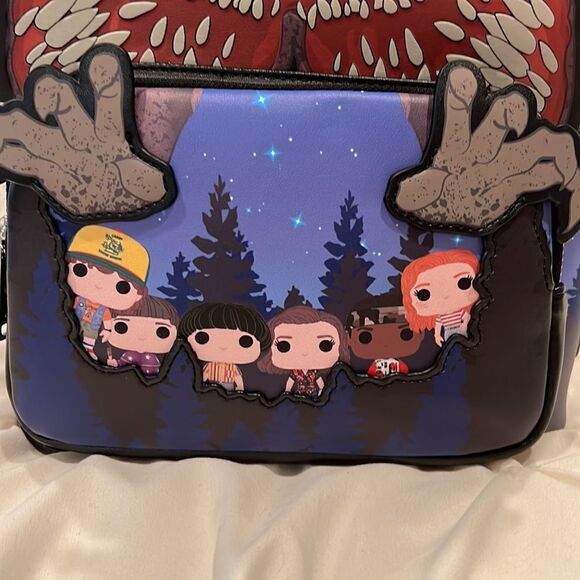 Loungefly LE SC X Funko POP Stranger Things Demogorgon Mini Backpack & Pop!!🔥 - Picture 4 of 17
